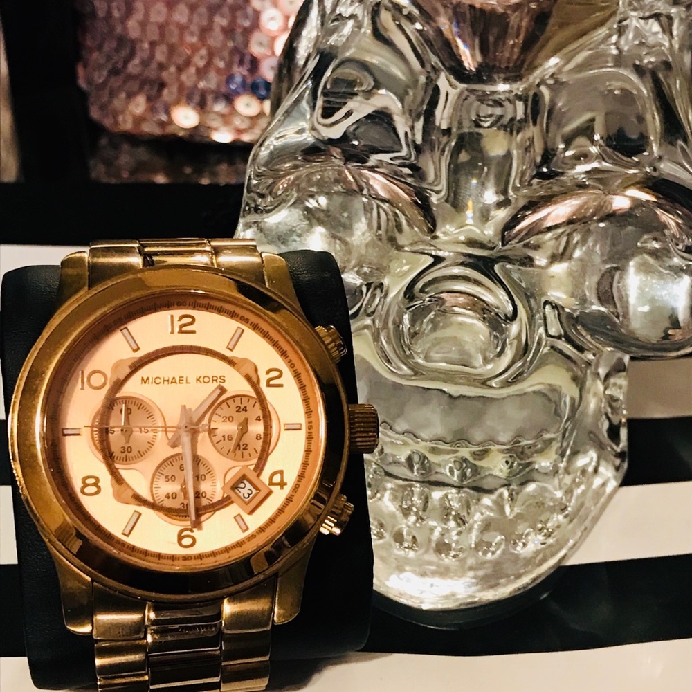 Michael Kors Runway Rose Gold Chronograph